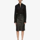 Christopher Esber - Perforated Leather Skirt