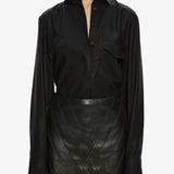 Christopher Esber - Perforated Leather Skirt