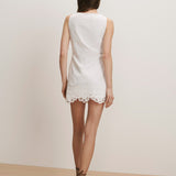 Veronica Beard - Shanice Lace - Trim Mini Dress