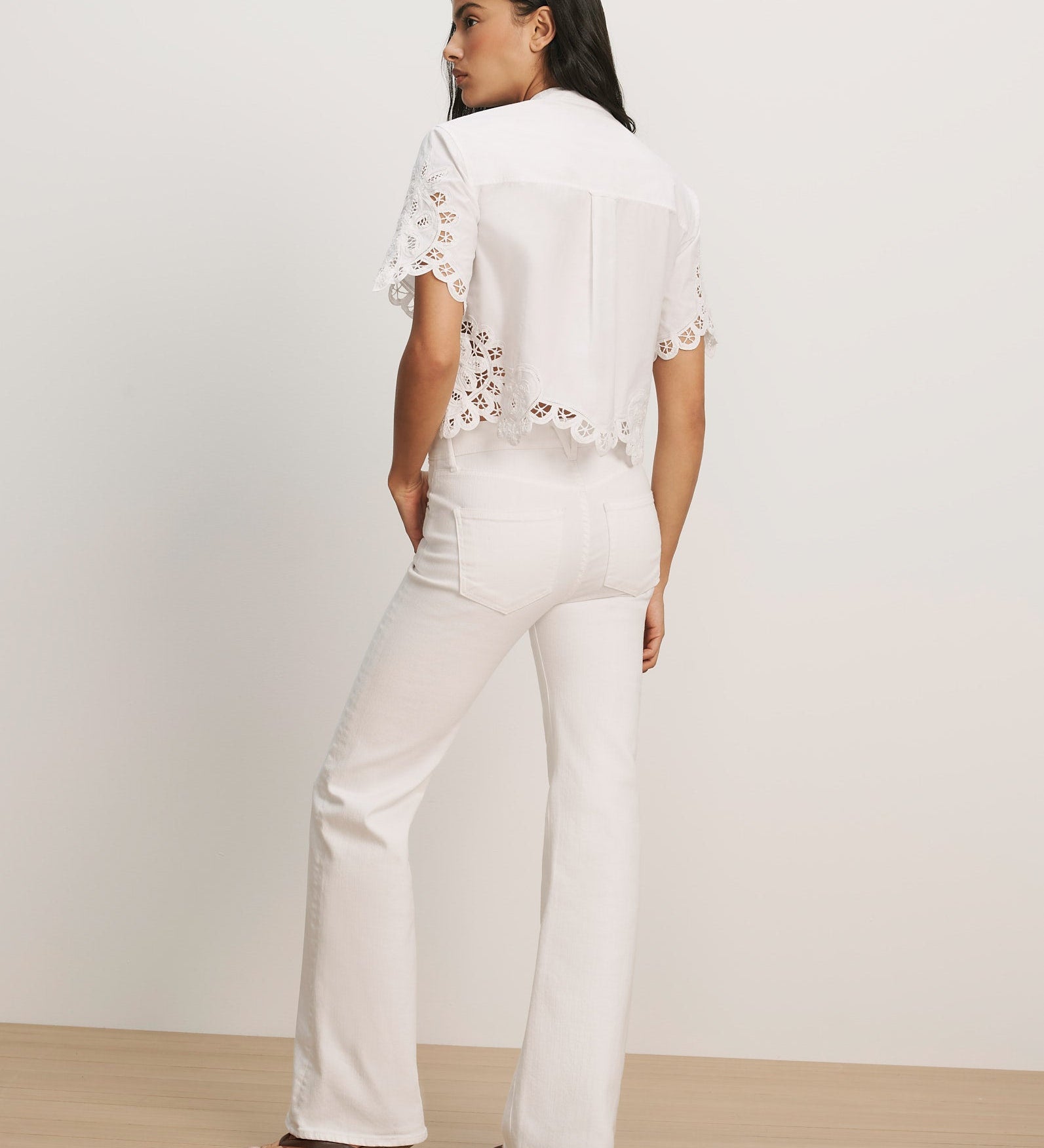 Veronica Beard - Aleck Lace Button - Down Shirt