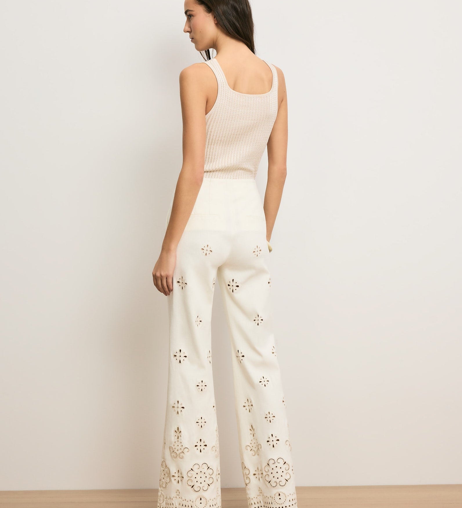 Veronica Beard - Komi Eyelet Pant