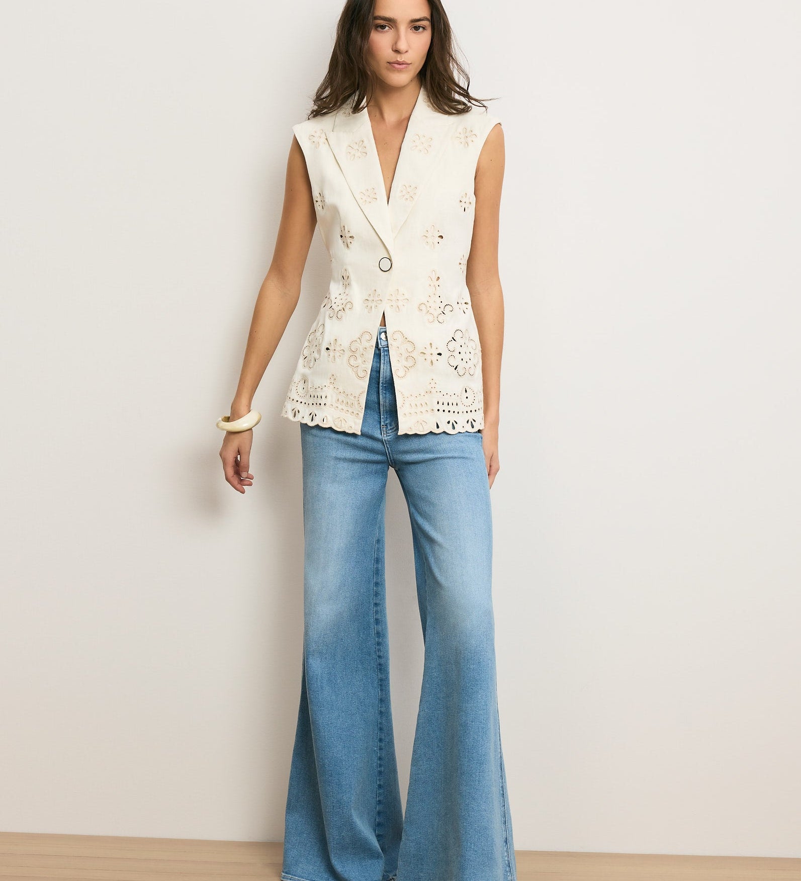Veronica Beard - Townes Eyelet Vest