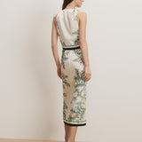 Veronica Beard - Kaliza Scarf - Print Midi Dress