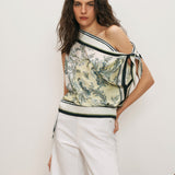 Veronica Beard - Tari One - Shoulder Blouse
