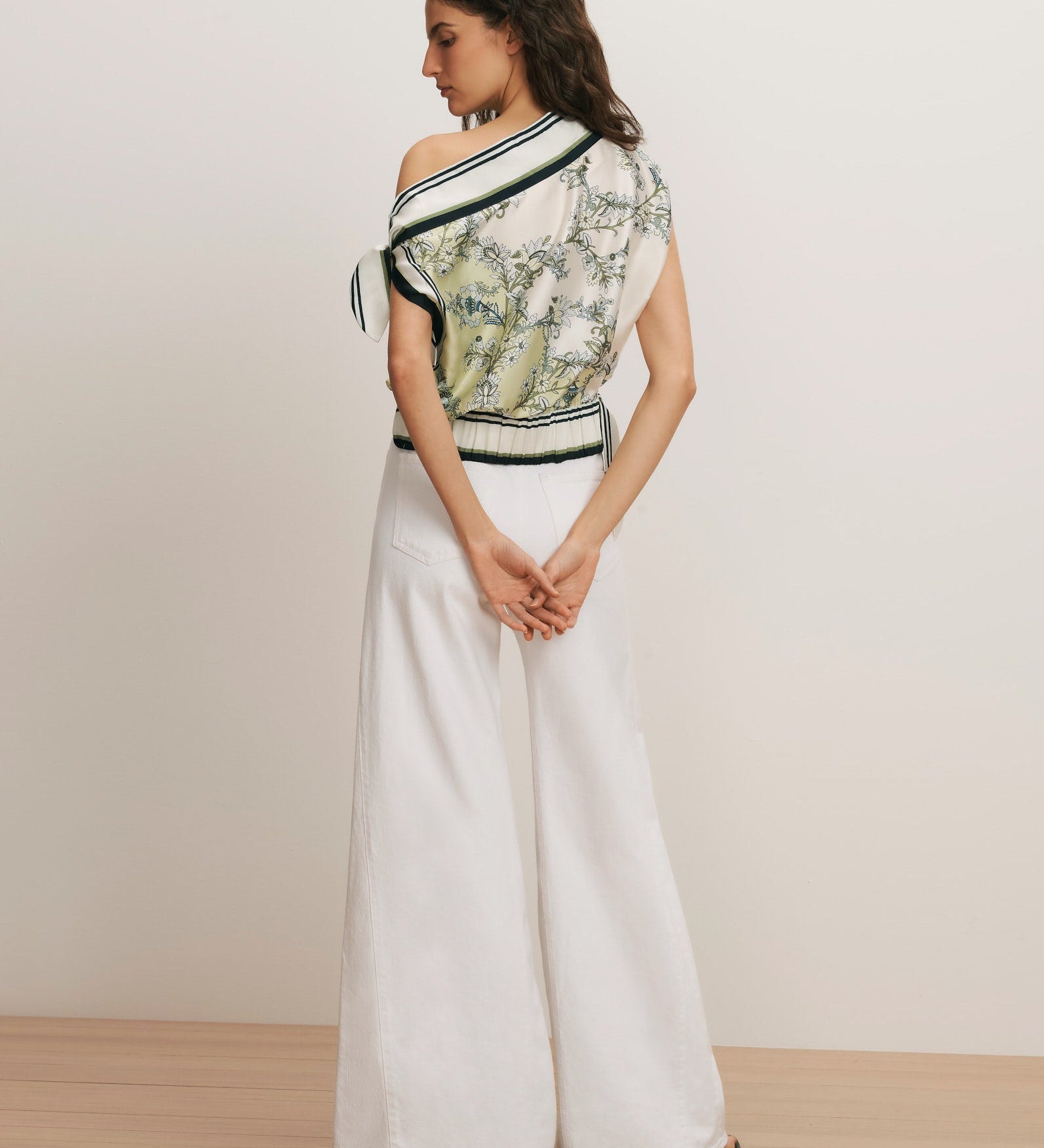 Veronica Beard - Tari One - Shoulder Blouse
