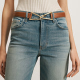 Veronica Beard - V Leather Belt