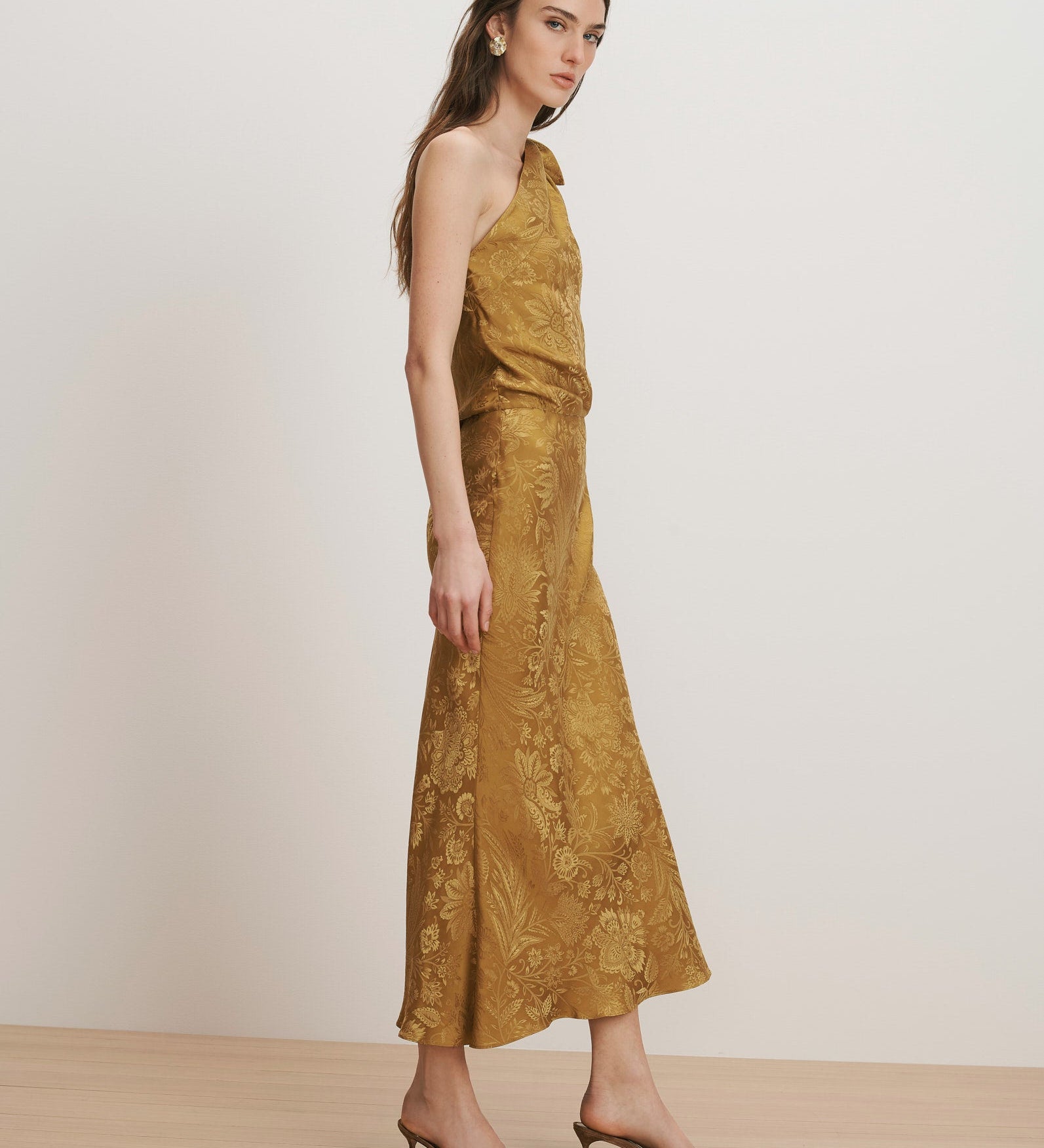 Veronica Beard - Grycen One - Shoulder Midi Dress