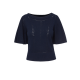 Veronica Beard - Rhennan Pointelle Knit Top