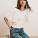 Veronica Beard - Rhennan Pointelle Knit Top