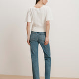 Veronica Beard - Rhennan Pointelle Knit Top