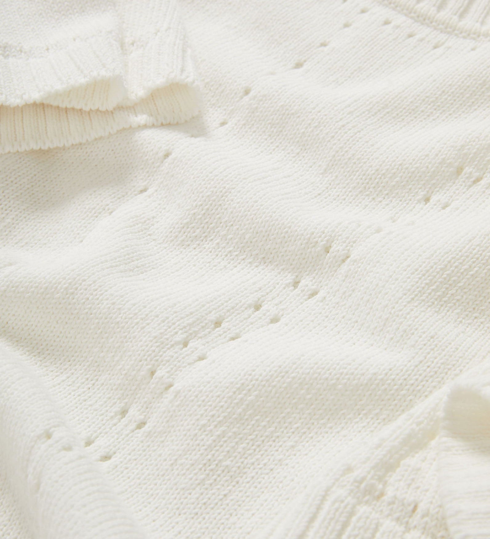Veronica Beard - Rhennan Pointelle Knit Top