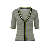 Veronica Beard - Calliope Knit Button - Front Top