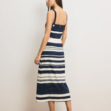 Veronica Beard - Ella Striped Linen Midi Dress