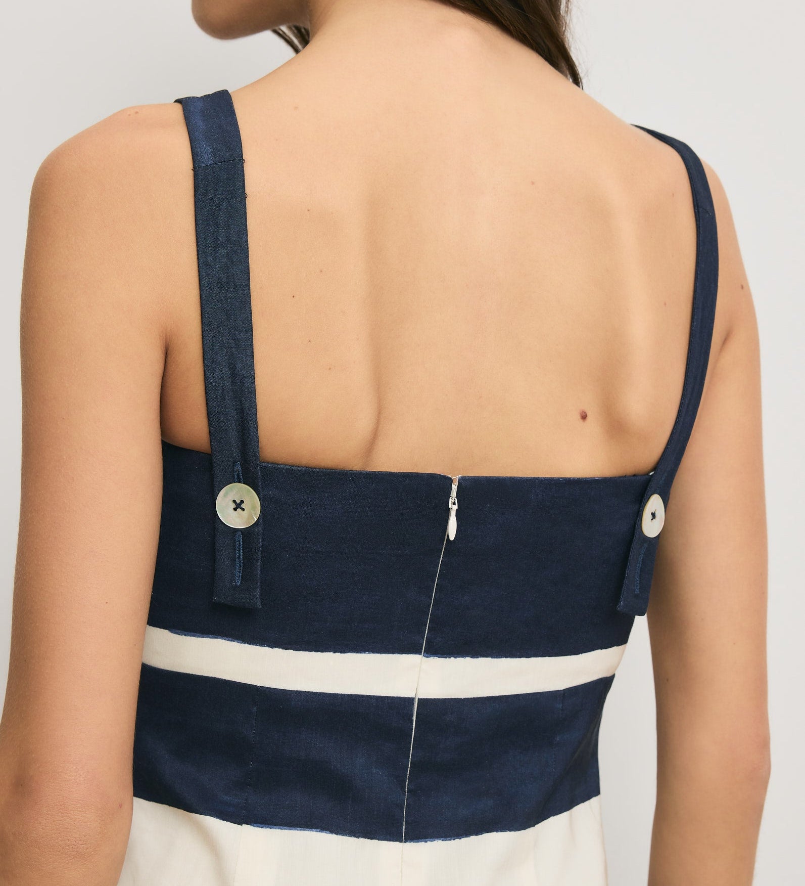 Veronica Beard - Ella Striped Linen Midi Dress