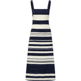 Veronica Beard - Ella Striped Linen Midi Dress