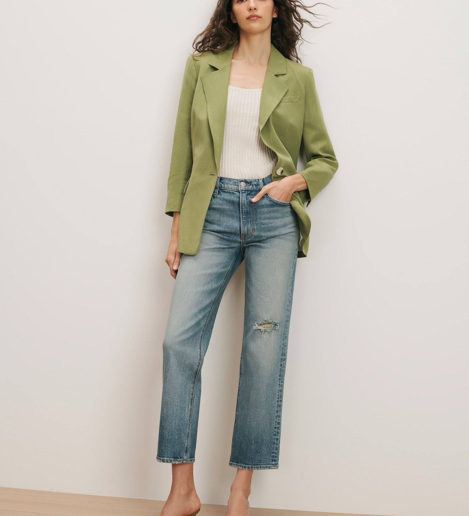 Veronica Beard - McGowan Linen Dickey Jacket