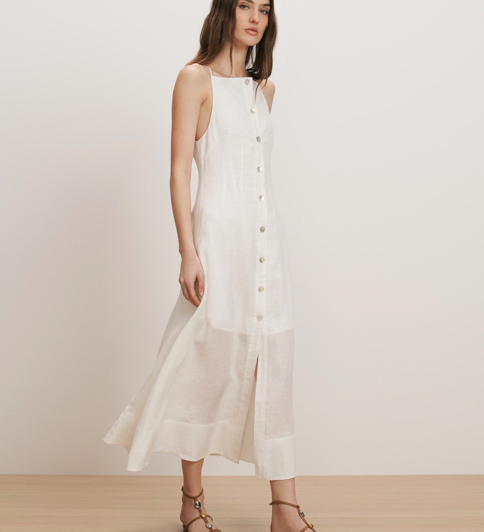 Veronica Beard - Georges Linen Midi Dress