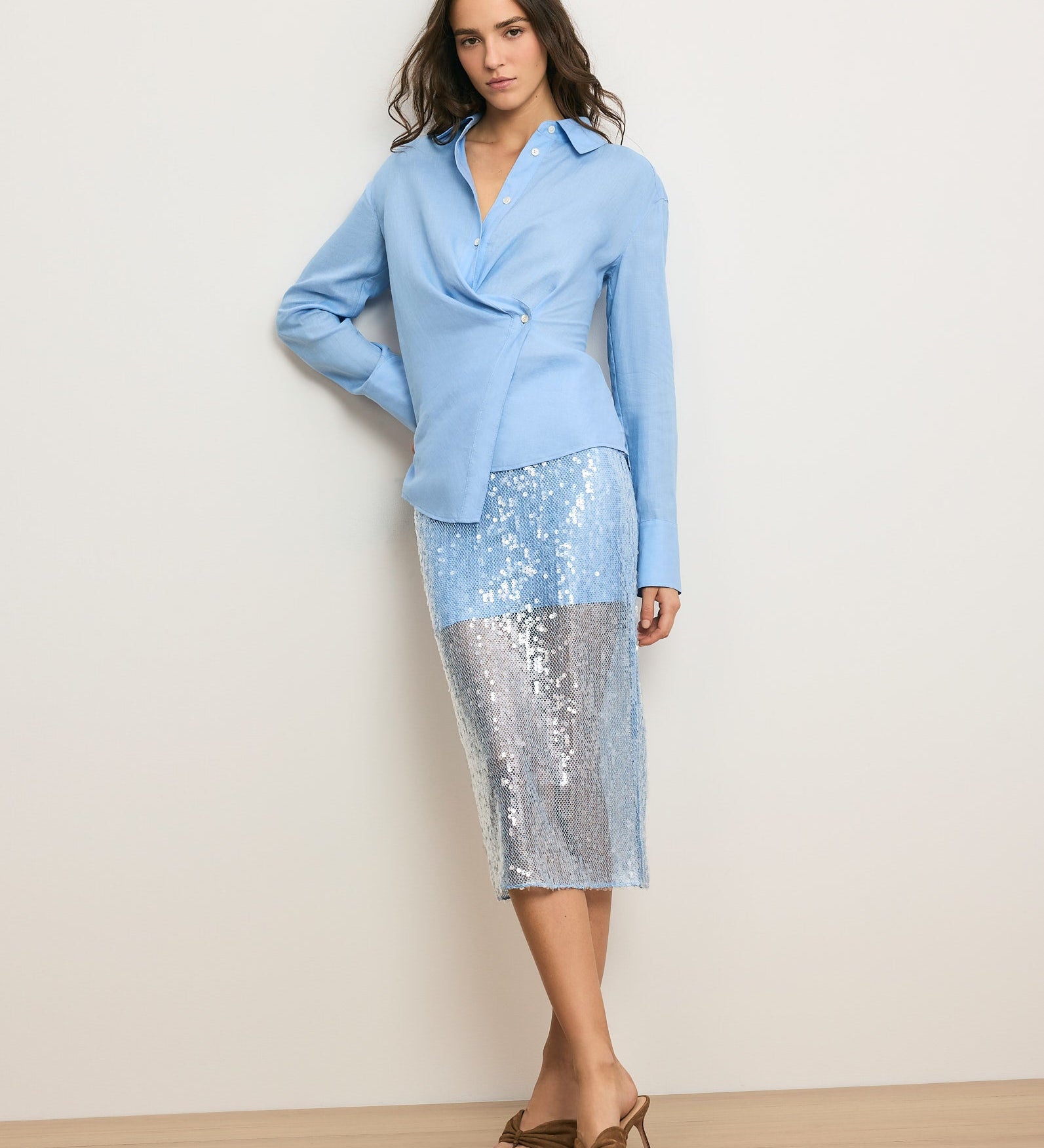 Veronica Beard - Perezzi Button - Down Shirt