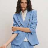 Veronica Beard - Miller Pinstripe Dickey Jacket