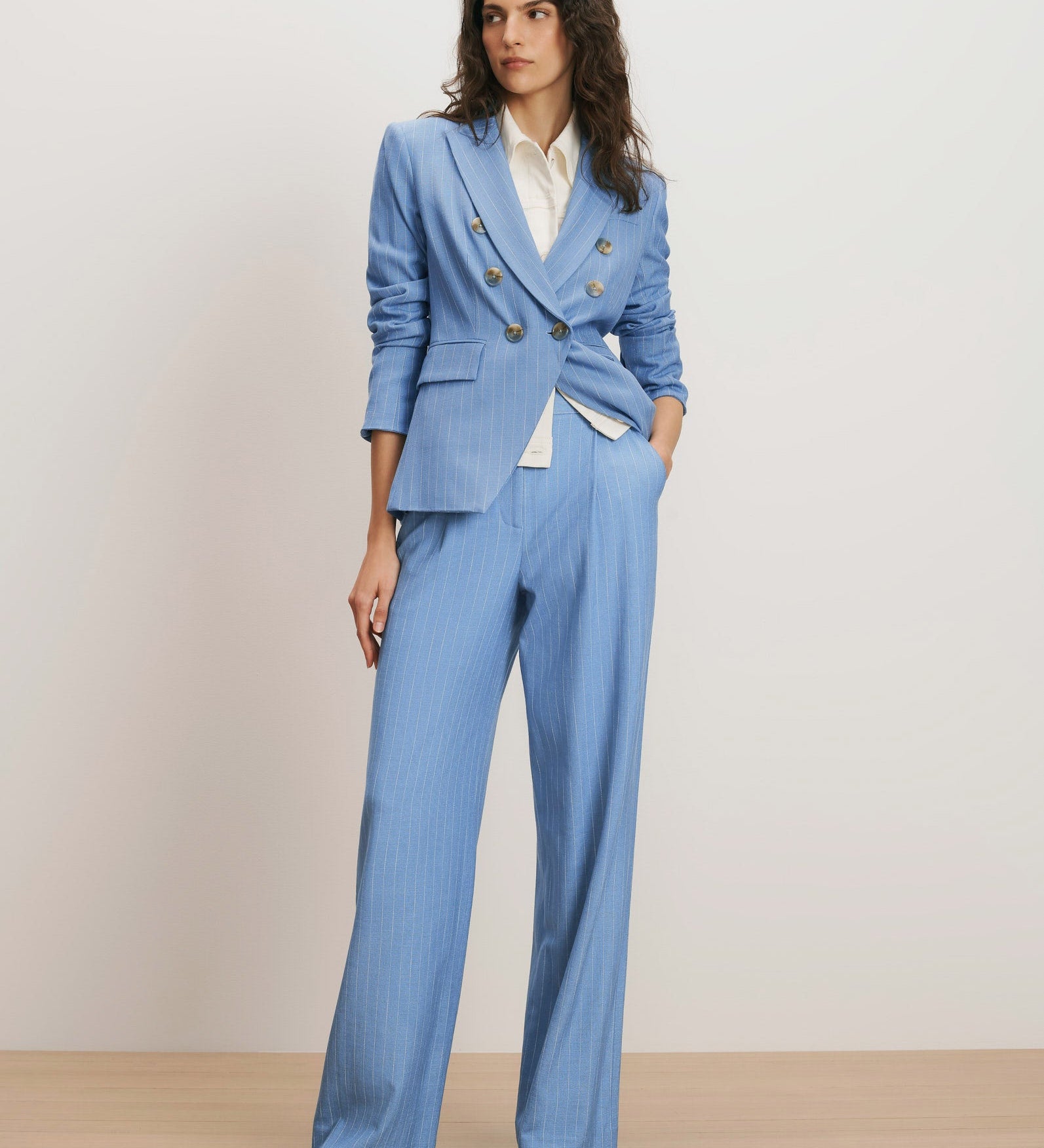 Veronica Beard - Slate Cotton Twill Dickey