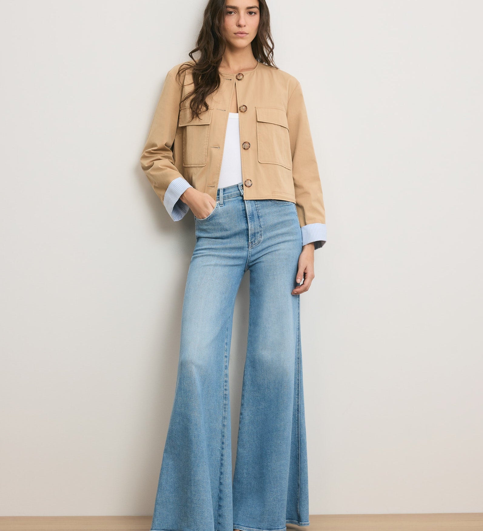 Veronica Beard - Gala Cropped Utility Jacket