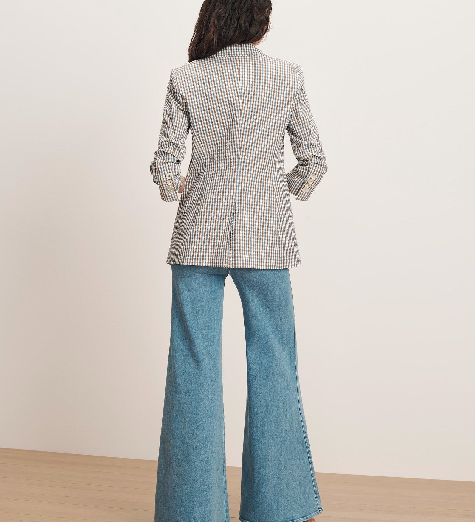 Veronica Beard - Clayton Gingham Dickey Jacket