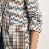 Veronica Beard - Clayton Gingham Dickey Jacket