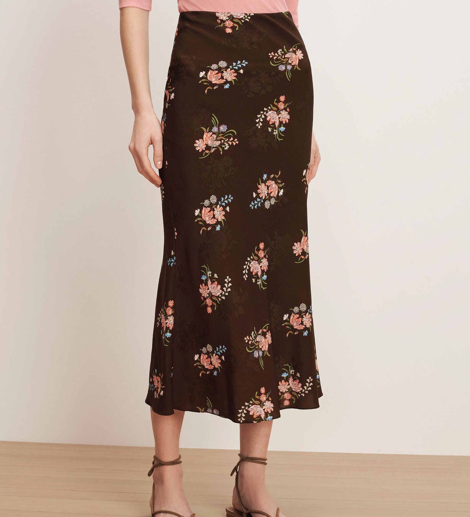Veronica Beard - Clover Floral Midi Skirt
