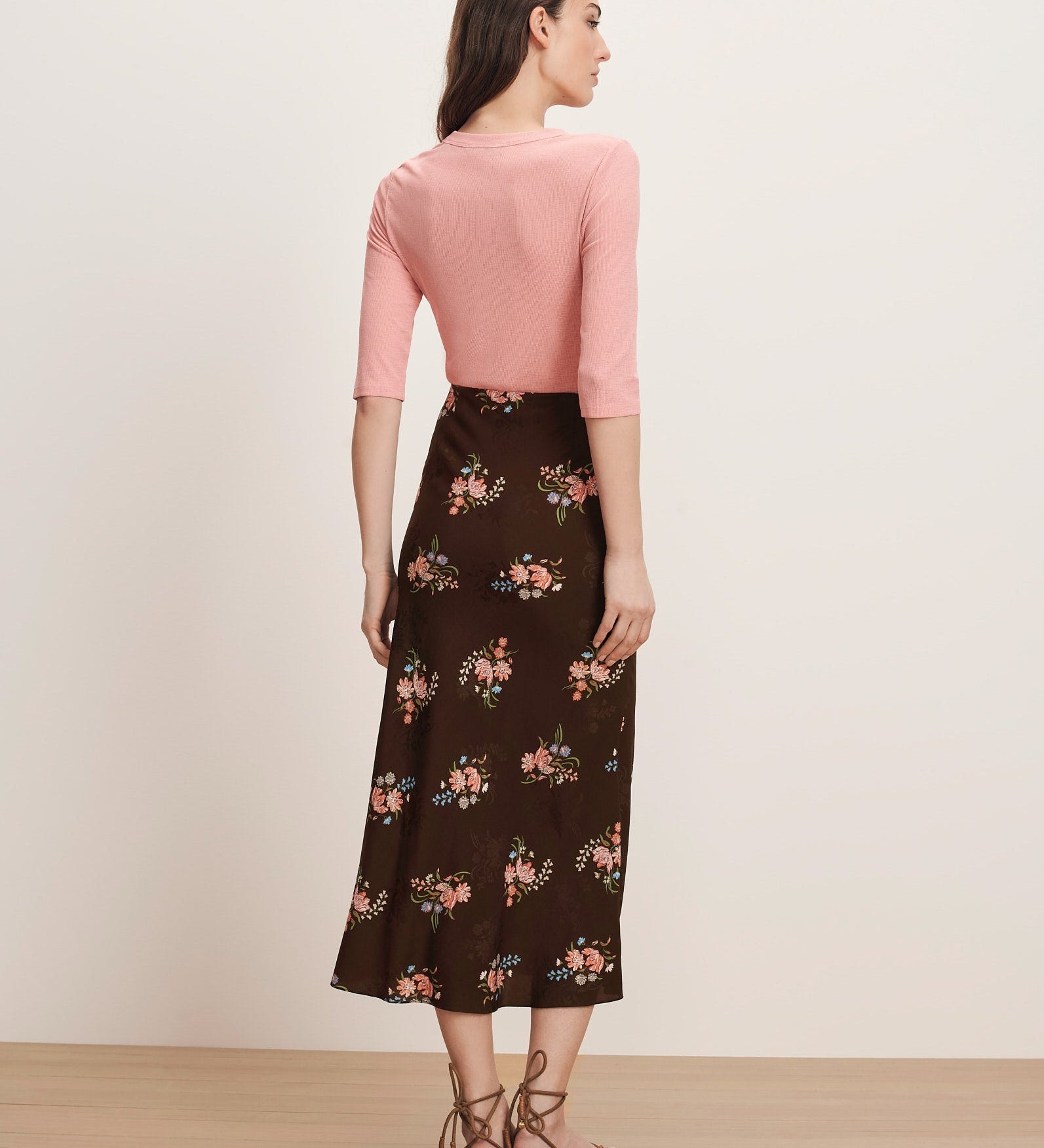 Veronica Beard - Clover Floral Midi Skirt