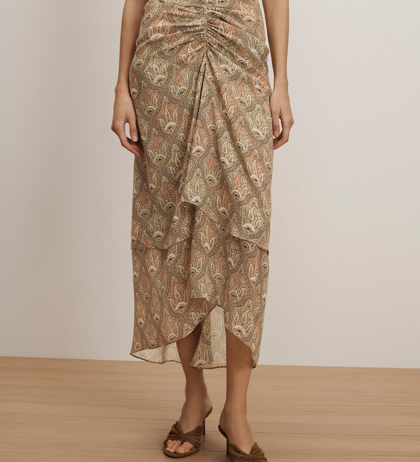 Veronica Beard - Sira Silk Midi Skirt