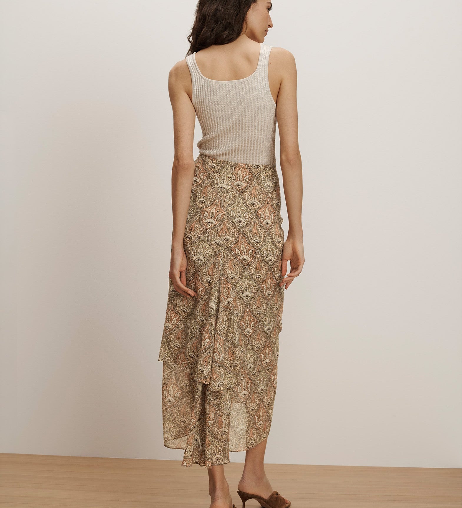Veronica Beard - Sira Silk Midi Skirt