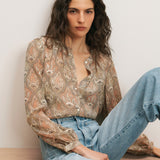Veronica Beard - Ashlynn Silk Blouse