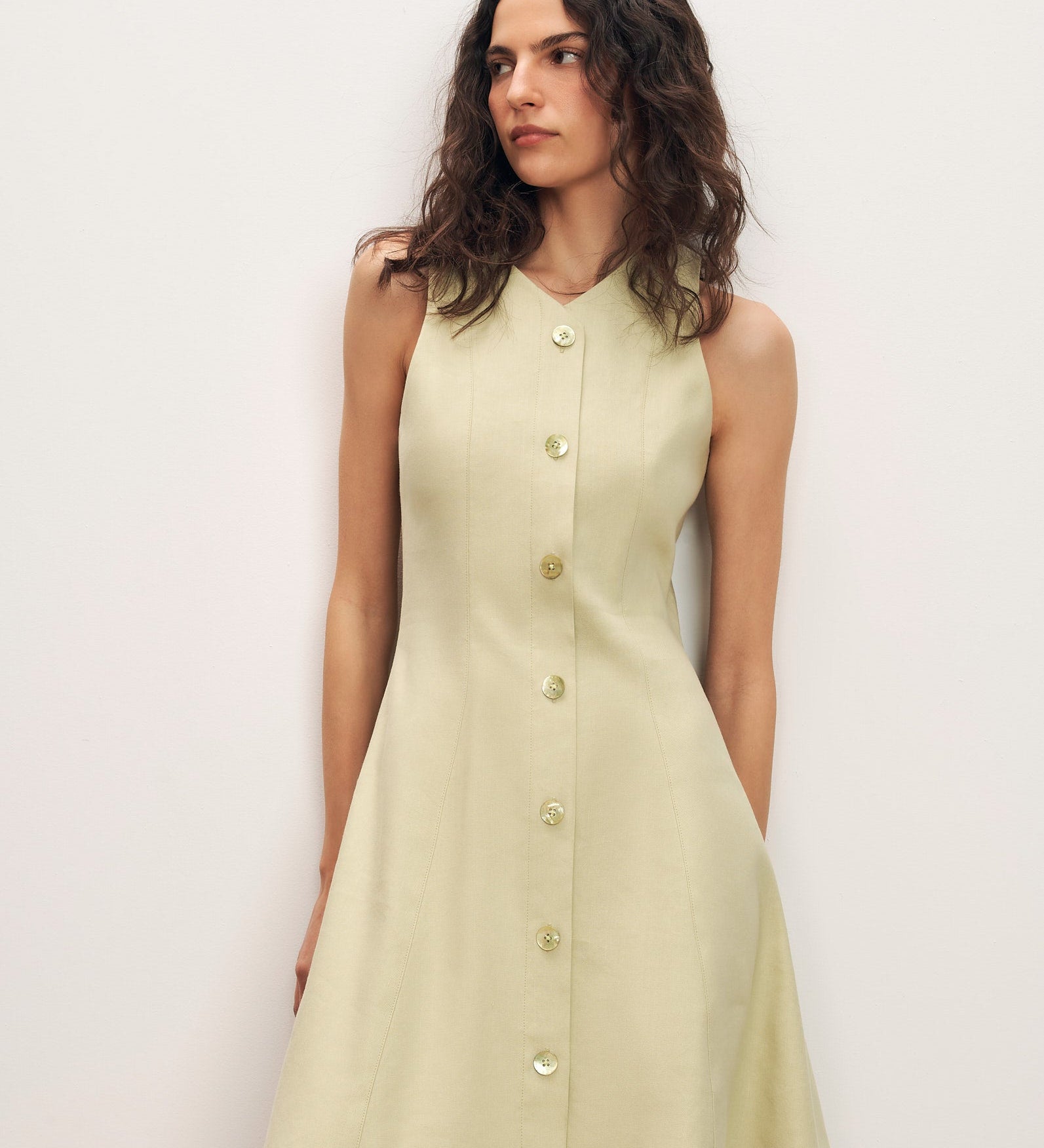 Veronica Beard - Steiner Linen Mini Dress