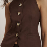 Veronica Beard - Hartwell Linen Vest