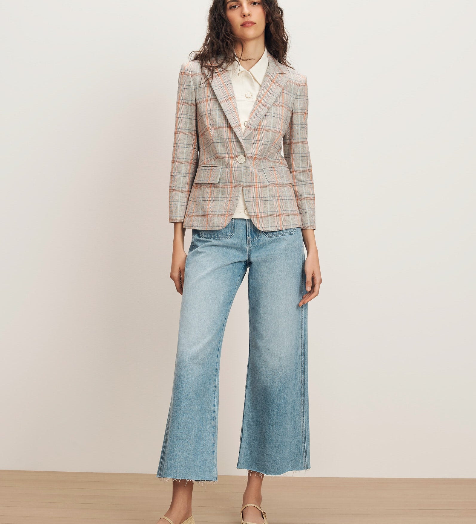 Veronica Beard - Schoolboy Plaid Dickey Jacket