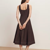 Veronica Beard - Jolie Cotton Poplin Midi Dress