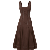 Veronica Beard - Jolie Cotton Poplin Midi Dress