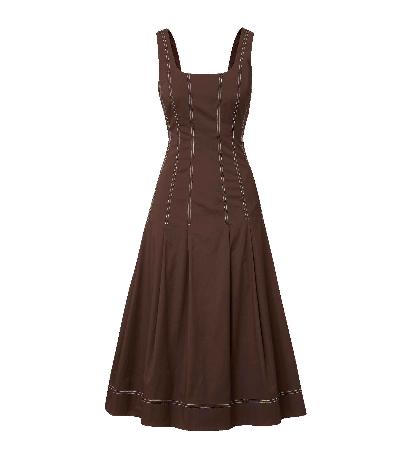 Veronica Beard - Jolie Cotton Poplin Midi Dress