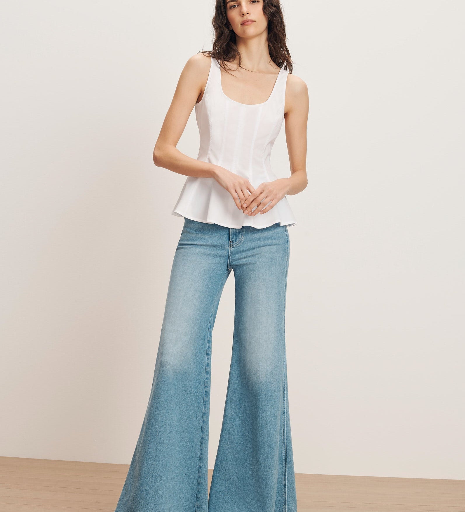 Veronica Beard - Charlie Peplum Tank Top