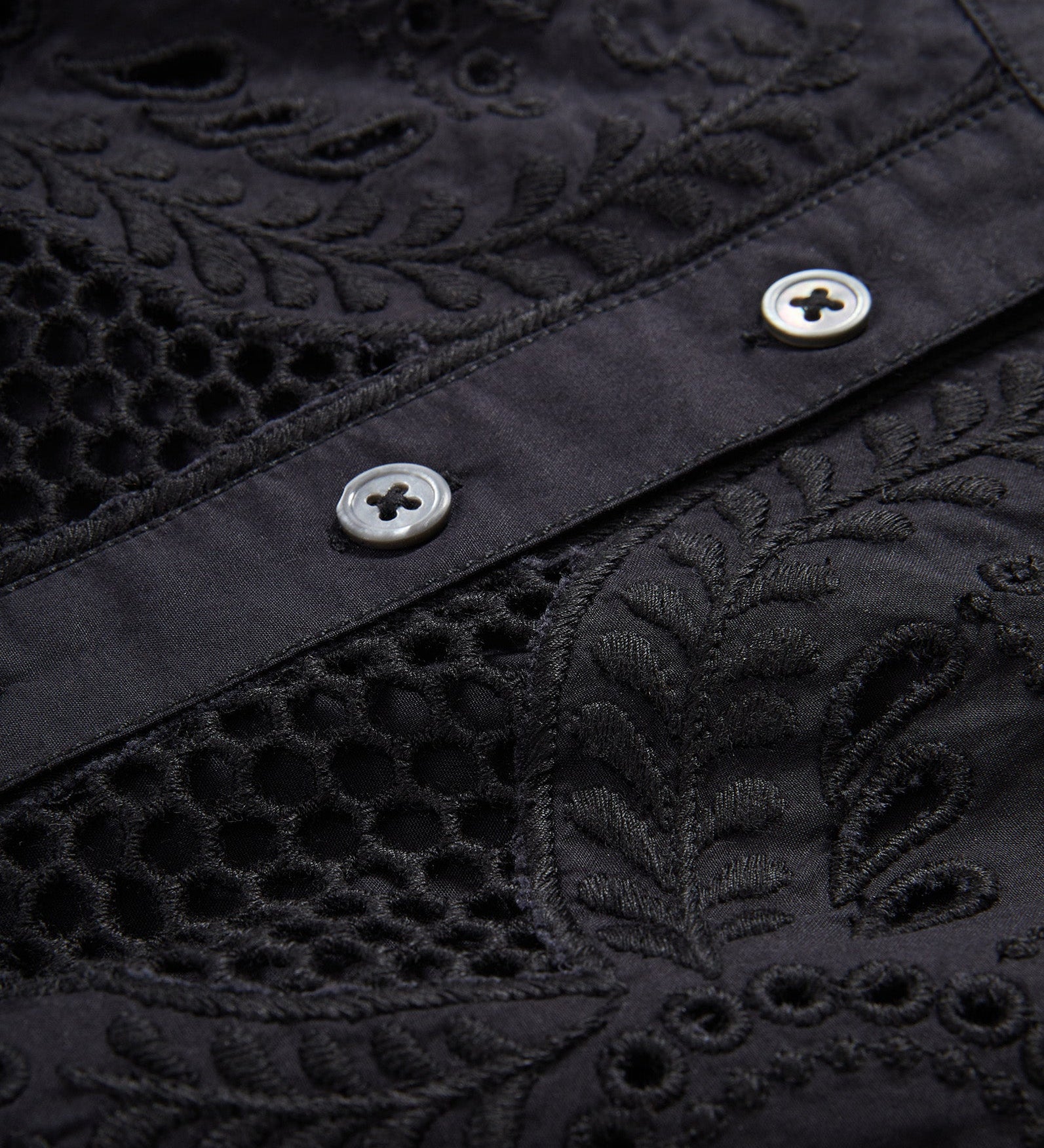 Veronica Beard - Haleem Eyelet Mini Dress