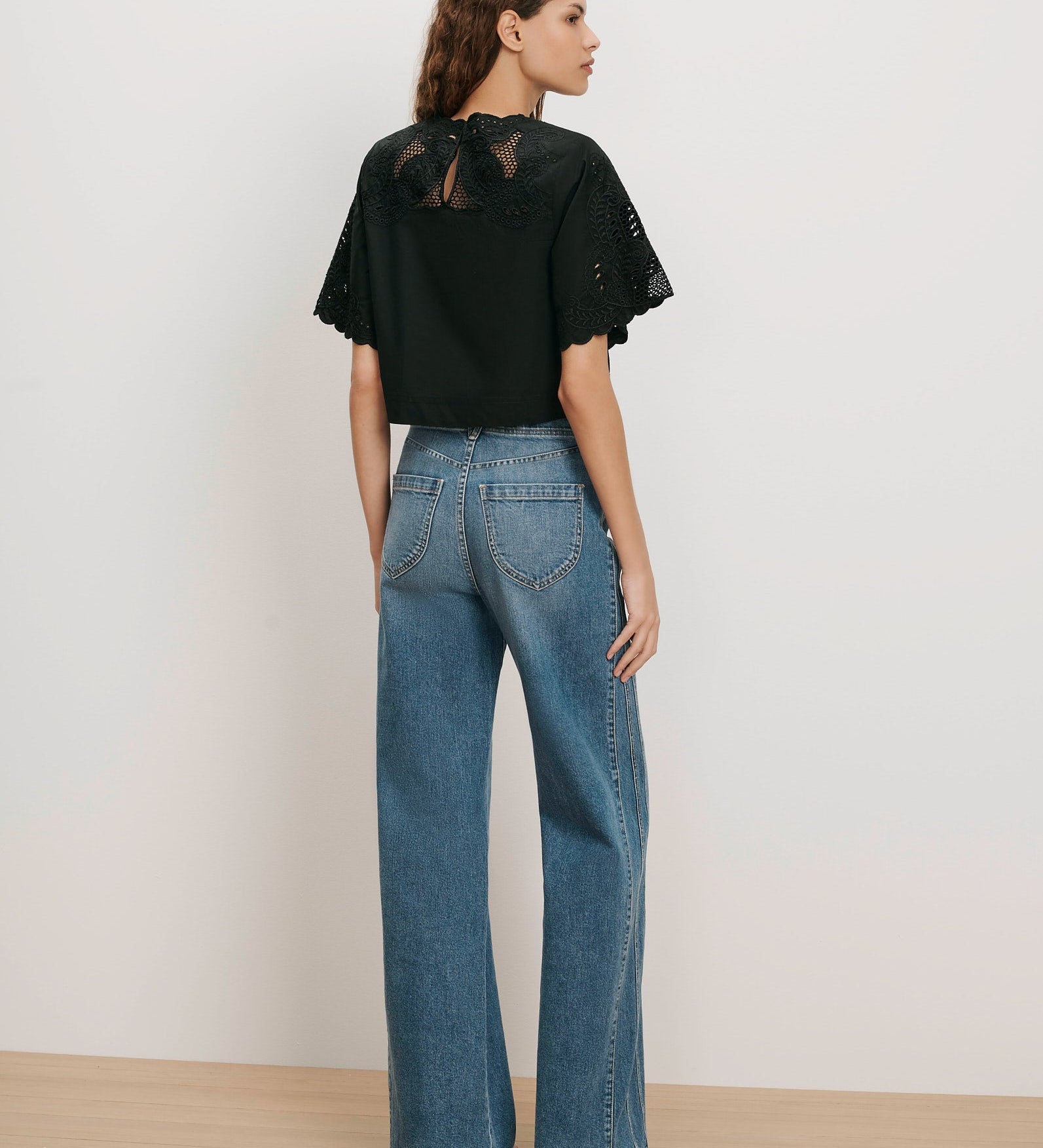 Veronica Beard - Errol Embroidered Top