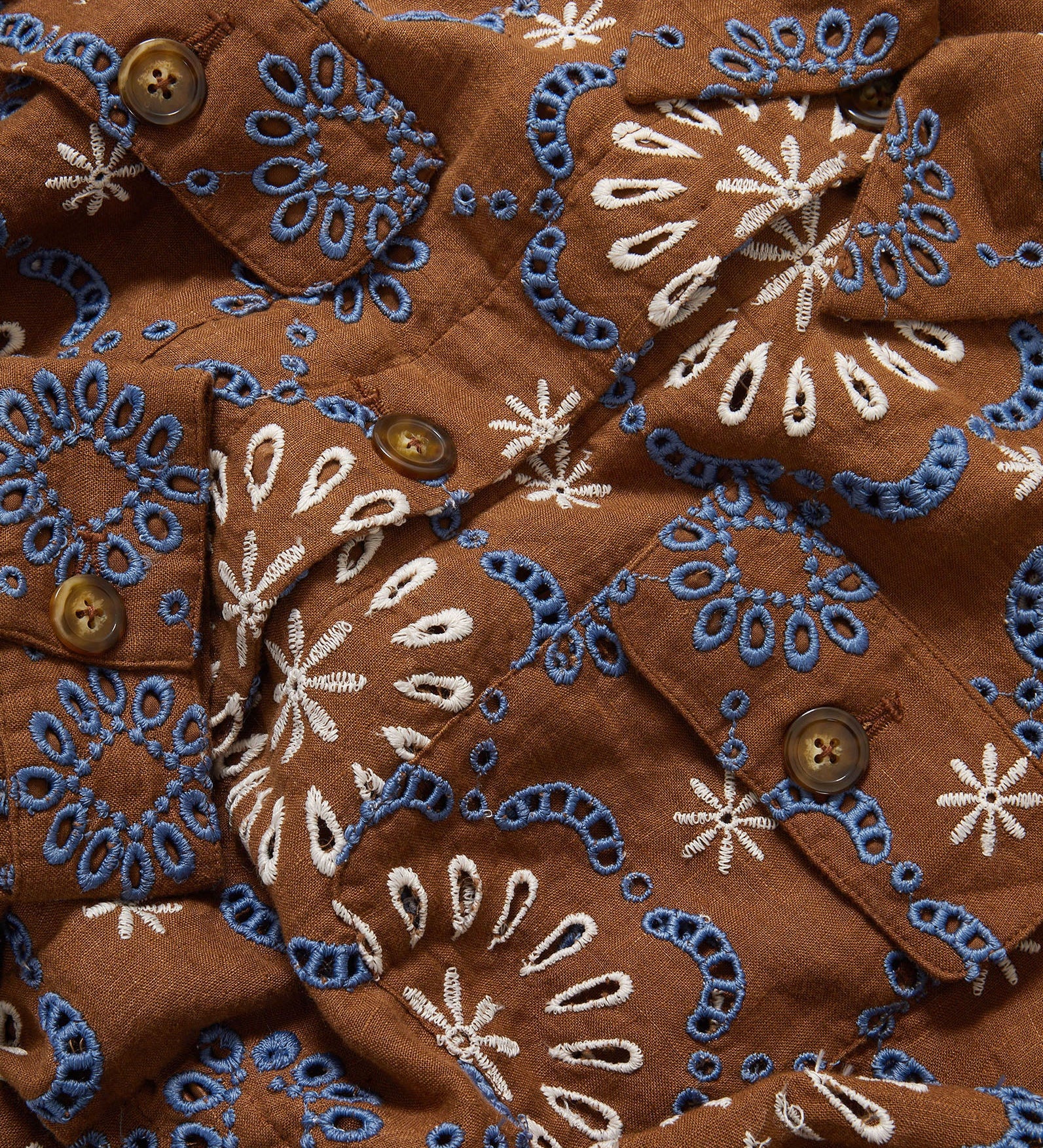 Veronica Beard - Kiki Linen Eyelet Jacket