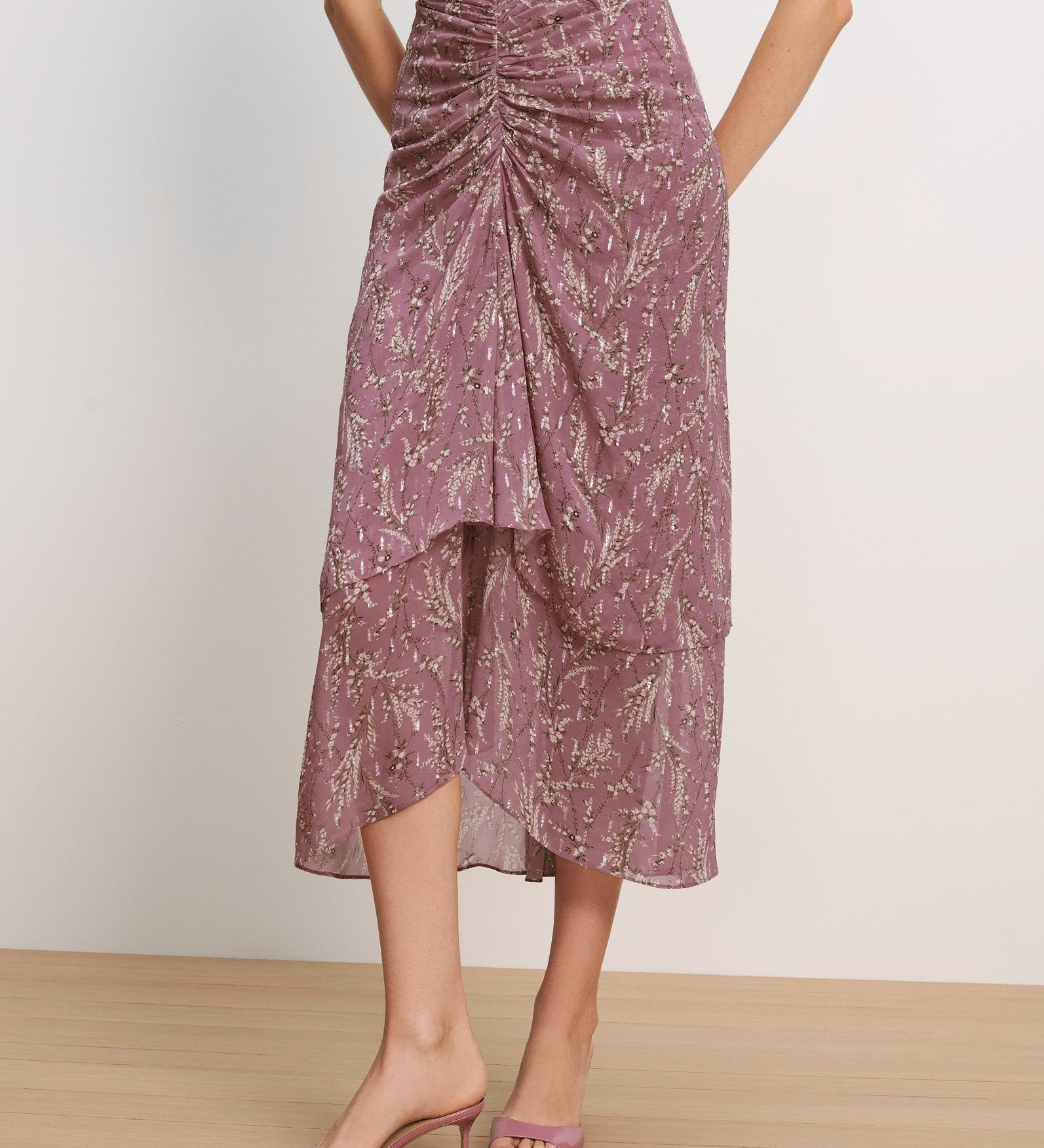 Veronica Beard - Sira Floral Midi Skirt
