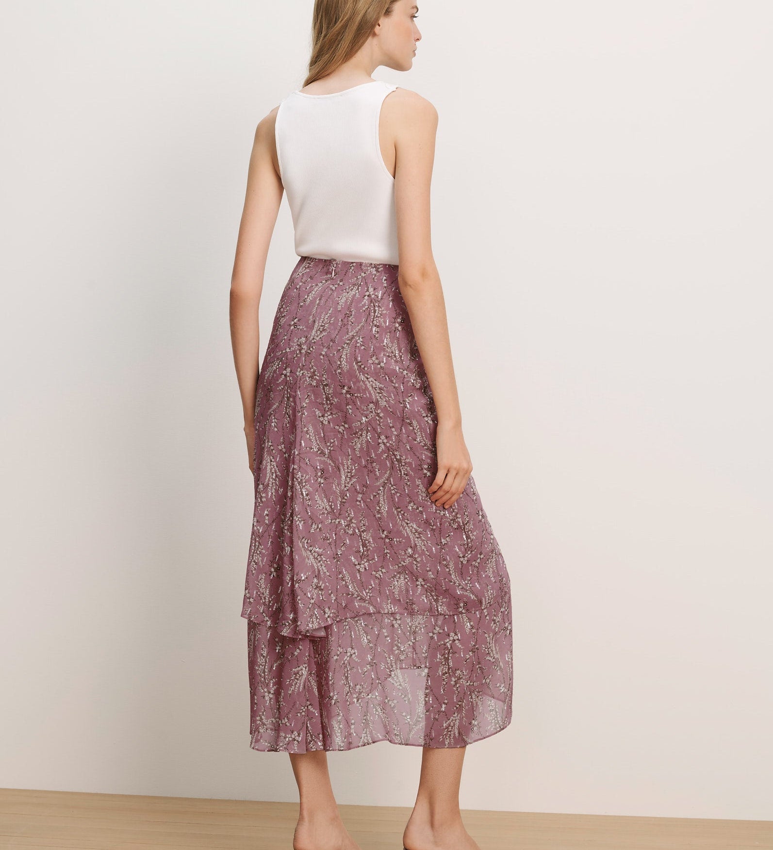 Veronica Beard - Sira Floral Midi Skirt