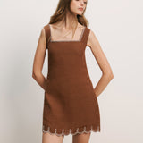 Veronica Beard - Shanice Linen Mini Dress