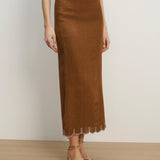 Veronica Beard - Malou Linen Midi Skirt