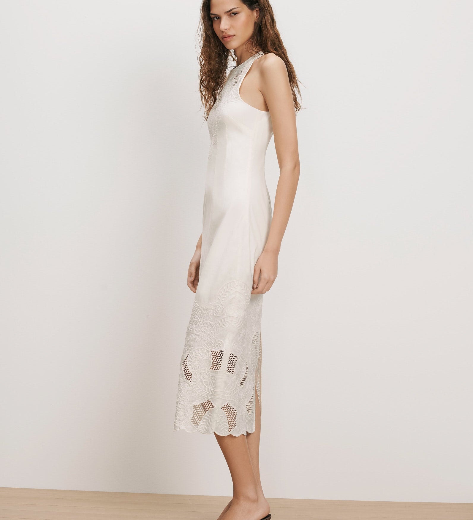Veronica Beard - Upten Eyelet Midi Dress