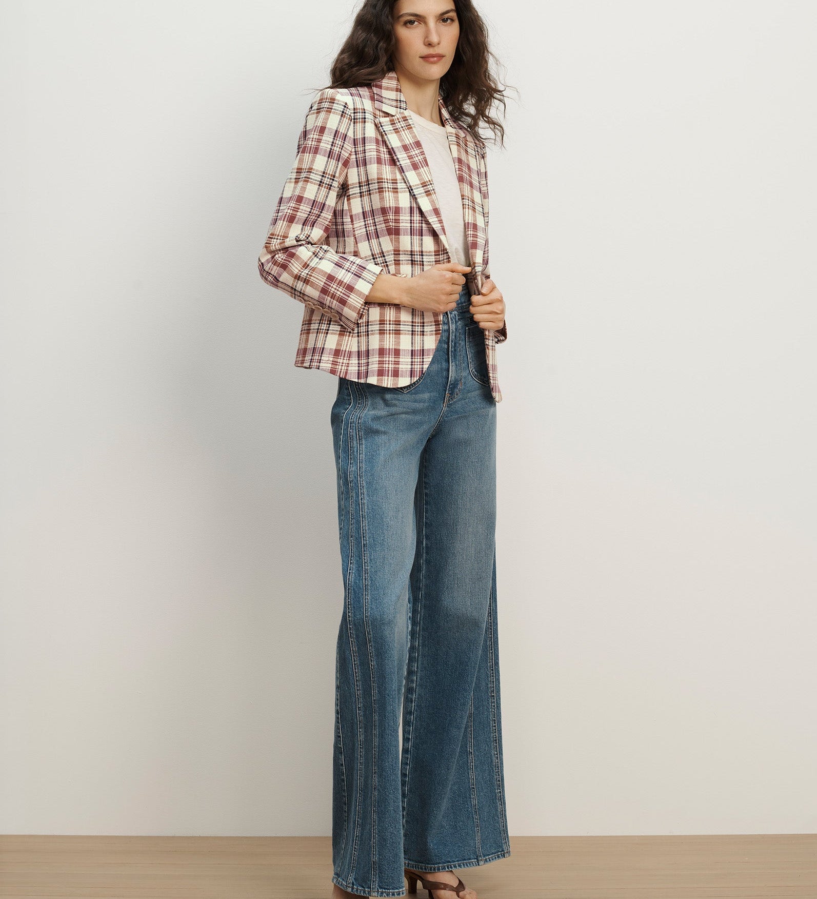 Veronica Beard - Tyra Plaid Dickey Jacket