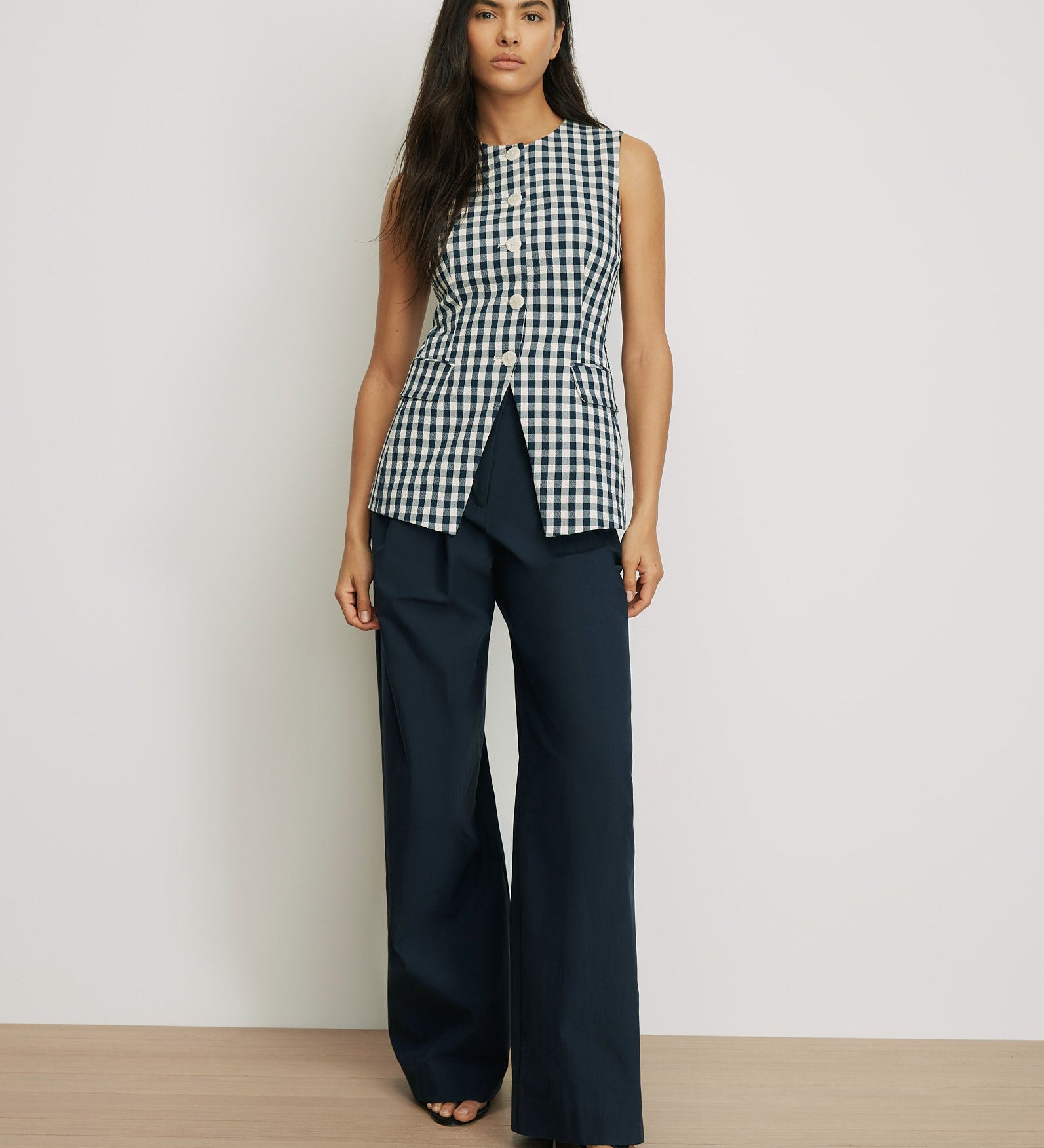 Veronica Beard - Lois Gingham Vest