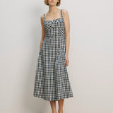 Veronica Beard - Aila Gingham Midi Dress